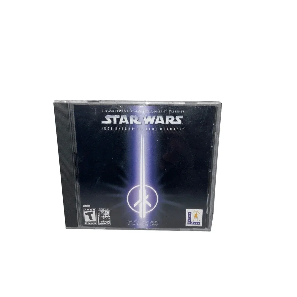 Lot Of 4 Star Wars‎ Pc Games Vintage 1990s Starfighter, X-Wing A, Jedi Knight 2
